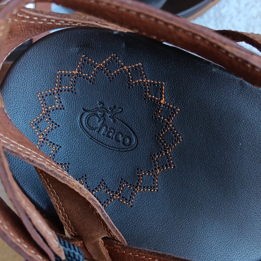 Chaco Brown Strappy Sandals - Picture 3 of 16